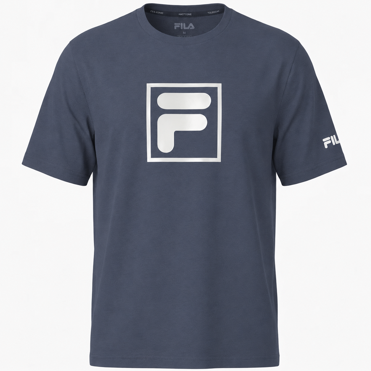 Camiseta Fila F-Box Graphic Run - Marinho Carbono